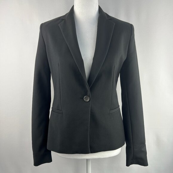 Zara Basic classic chic fitted black blazer - Women Small - Picture 1 of 7